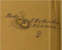 Keri tuletorn Mellini 1798. aasta kaardil