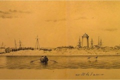 Narva-Jõesuu tuletorn (Lootsiraamat 1871).