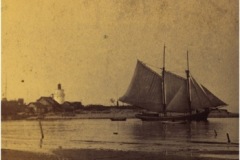 Narva jõesuue tuletorniga u 1900. Jaan Vali kogu.