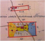 Ristna tuletorni asendiplaan 1911. aastal. Eesti Riigiarhiiv.
