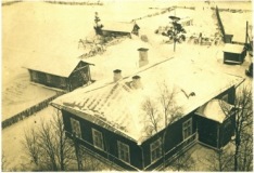 Vormsi tuletorni kõrvalhooned u 1928. Heino Vilipere kogu.